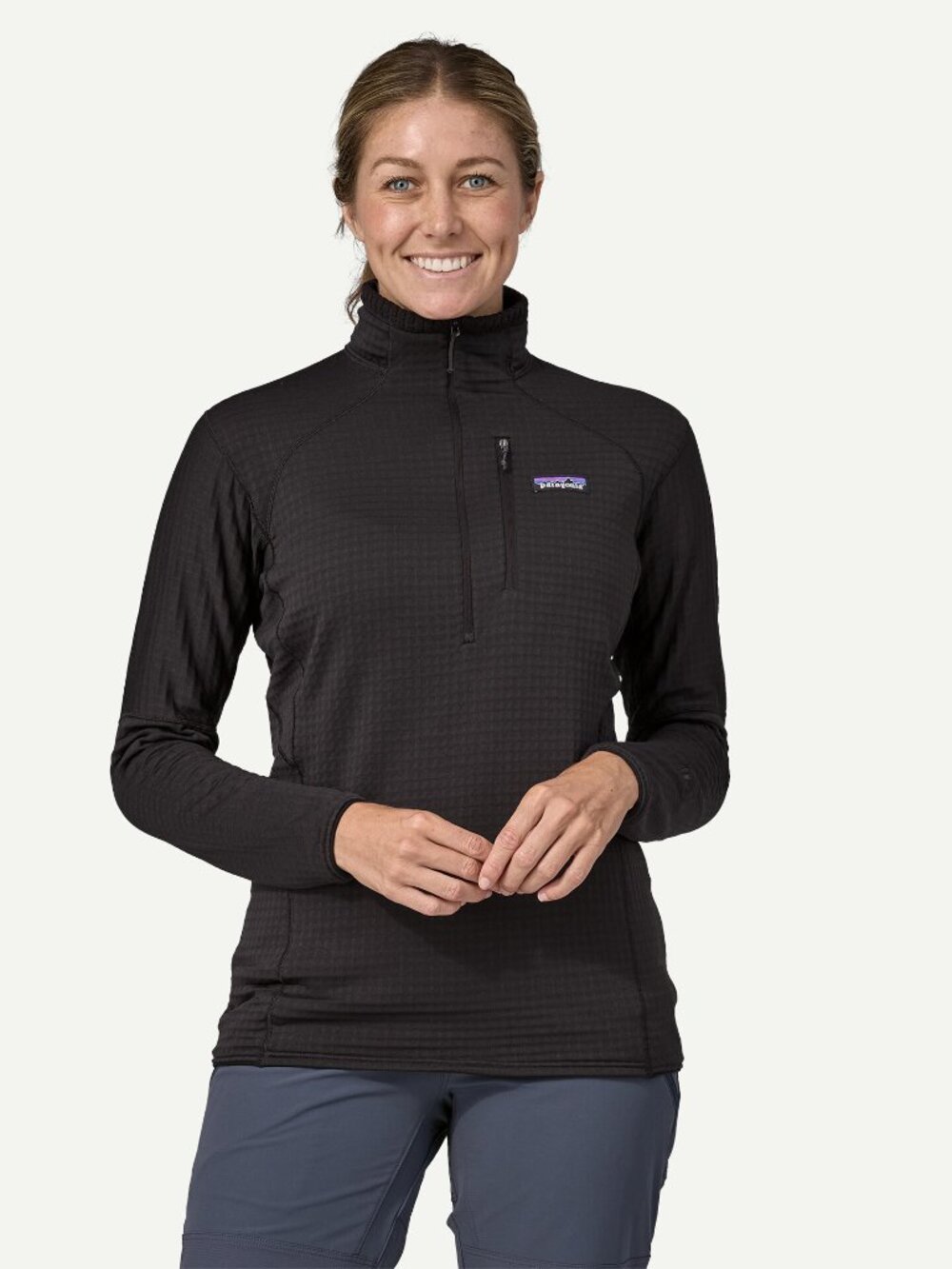 Patagonia Women's R1 Fleece Pullover - Black
